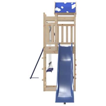 Outdoor Playset Solid Wood Pine – Fun for Kids | HipoMarket