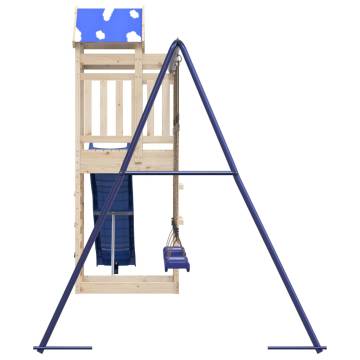 Outdoor Playset Solid Wood Pine – Fun for Kids | HipoMarket