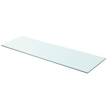 Shelf Panel Glass Clear 90x30 cm - Durable Display Solution