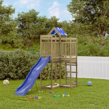 Outdoor Playset for Kids - Impregnated Pine Wood