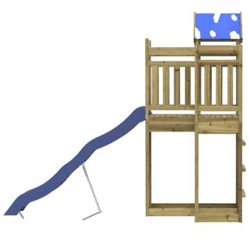 Outdoor Playset for Kids - Impregnated Pine Wood