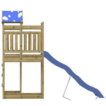 Outdoor Playset for Kids - Impregnated Pine Wood