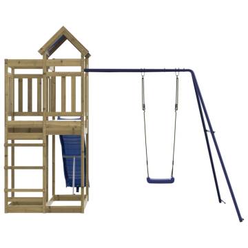 Outdoor Playset for Kids | Durable Pine Wood Play Structure