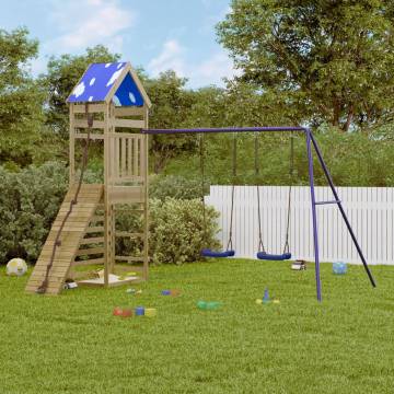 Outdoor Playset Impregnated Wood Pine - Fun & Durable