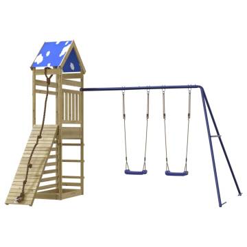 Outdoor Playset Impregnated Wood Pine - Fun & Durable