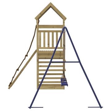 Outdoor Playset Impregnated Wood Pine - Fun & Durable