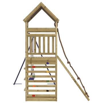 Outdoor Playset Impregnated Wood Pine - Fun & Durable