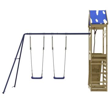 Outdoor Playset Impregnated Wood Pine - Fun & Durable