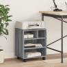 Printer Stand with Wheels - Grey Sonoma 41x32x48 cm | HipoMarket