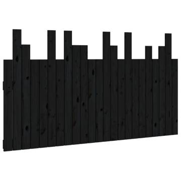 Black Wall Headboard - Solid Pine Wood | HipoMarket UK