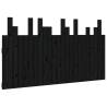 Black Wall Headboard - Solid Pine Wood | HipoMarket UK