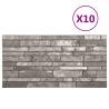 3D Dark Grey Brick Design Wall Panels – 10 pcs EPS