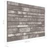 3D Dark Grey Brick Design Wall Panels – 10 pcs EPS