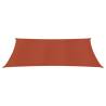 Terracotta Sunshade Sail 3.5x5m | HDPE Outdoor Protection