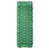 Self Inflating Camping Mattress with Pillow - 1 Person Green