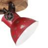 Ceiling Lamp Distressed Red 25W - Industrial Style Light