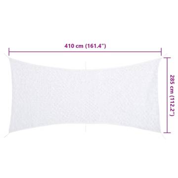 Camouflage Net 410x285 cm with Storage Bag - White