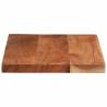 Rectangular Solid Wood Acacia Table Top - 60x40 cm