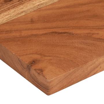 Rectangular Solid Wood Acacia Table Top - 60x40 cm