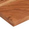 Rectangular Solid Wood Acacia Table Top - 60x40 cm