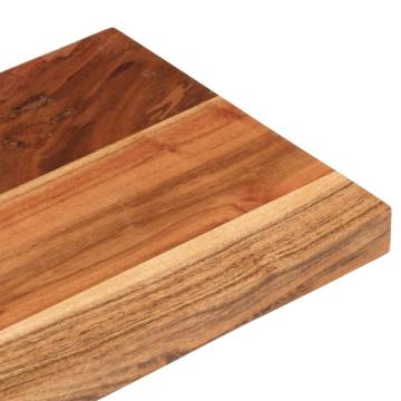 Rectangular Solid Wood Acacia Table Top - 60x40 cm