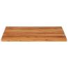 Table Top 70x70 cm | Solid Acacia Wood | Rustic Design