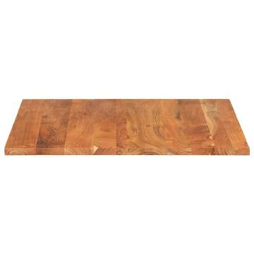 Table Top 70x70 cm | Solid Acacia Wood | Rustic Design