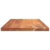 Solid Wood Acacia Table Top 110x60 cm - Rustic Design