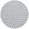 Outdoor Grey Carpet Ø160 cm - Durable & UV-Resistant