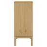 Chest of Drawers FLORO - Wax Brown Solid Pine Wood | HipoMarket