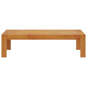 Garden Table 100x50x27 cm - Solid Acacia Wood | HipoMarket