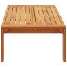 Garden Table 100x50x27 cm - Solid Acacia Wood | HipoMarket