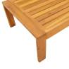 Garden Table 100x50x27 cm - Solid Acacia Wood | HipoMarket