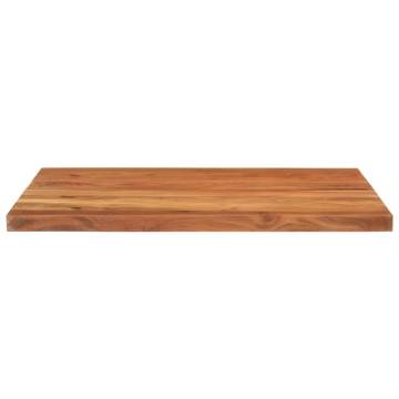 Rectangular Solid Wood Acacia Table Top - 110x80 cm