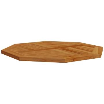 Octagonal Solid Wood Teak Table Top 80x80 cm | HipoMarket