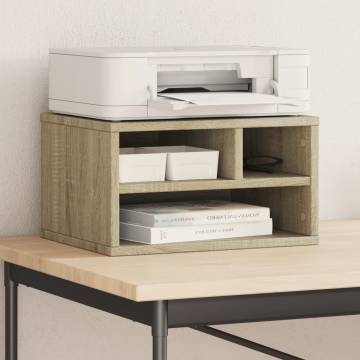 Printer Stand Sonoma Oak - Organize Your Workspace | Hipo Market