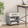 Printer Stand with Wheels - Concrete Grey 41x32x34.5 cm