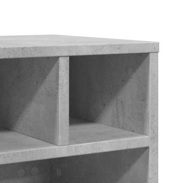 Printer Stand with Wheels - Concrete Grey 41x32x34.5 cm