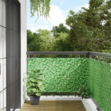 Garden Privacy Screen Plant Look Green 1000x75 cm PVC - HipoMarket