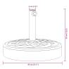 25 kg Parasol Base for Ø38/48 mm Poles - Sturdy & Elegant