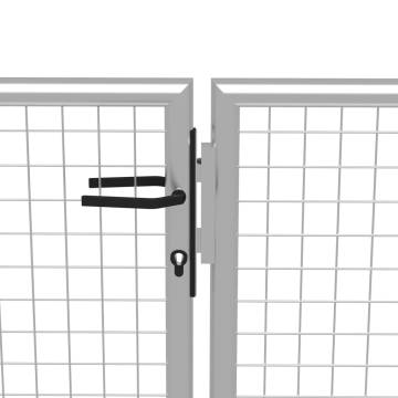 Garden Gate Galvanised Steel 415x225 cm - Durable & Sturdy