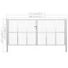 Garden Gate Galvanised Steel 415x225 cm - Durable & Sturdy