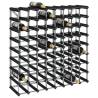 Wine Rack for 72 Bottles Black Solid Pine Wood Quantity in Package 1 Number of 72 Number of Bottles 