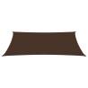 Sunshade Sail Oxford Fabric 2.5x5m Brown - UV & Water-Resistant