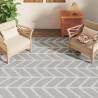 Trendy Grey Outdoor Carpet 190x290 cm - Durable & UV-Resistant