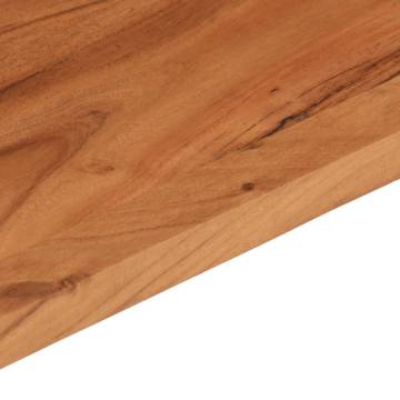 Rectangular Solid Wood Acacia Table Top 90x20x3.8 cm