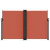 Retractable Side Awning Terracotta 160x1200 cm | HipoMarket