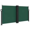 Retractable Side Awning Dark Green - 120x1200 cm Privacy Screen