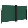 Retractable Side Awning Dark Green 120x1000 cm | Hipo Market