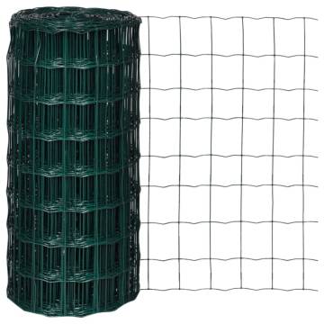 Euro Fence Steel 25x0.8m Green - Durable & Stylish Fencing